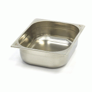 Maxima Récipient gastronorm - 1/2 GN - profondeur 10 cm - acier inoxydable – 32.5 × 26.5 × 10 cm - AKS-09367512