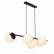 Nordlux Suspension Lilly 5-spot  Métal Noir ,  H. 20 - IP20 - E14 /   Intérieur - noir métal 5704924027284
