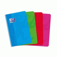 Oxford Lot de 10 Carnet Color Life piqué 9x14, 96p./48 feuilles 90g/m², quadrillé 5x5, coloris assortis (4) - 3020122774143