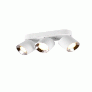 Plafonnier 3 spots GU10, max. 10W - Blanc mat - Trio - Guayana - blanc 4017807573985