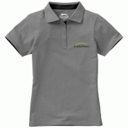 Polo femme Hacker - col côte en tricot plat - 100% coton - 220 g/m² - patte 4 boutons Polo femme Hacker - col côte en tricot plat - 100% coton - 220 g/m² - patte 4 boutons