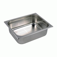 RM GASTRO Bac gastronorme perforé GN 1/2 - 100 en inox REDFOX - GND 1/2-100 - REDFOX - 0615402165808