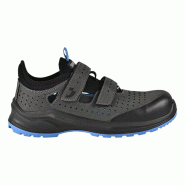 Safety Jogger - Sandales de sécurité végan ultra-respirantes MODULO noir et bleu S1PS http://carbonn.Fr/img/co/336.Jpg Taille 42 - 42 matière synt