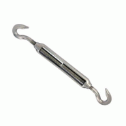 Tendeur inox - 2 crochets - Vente et négoce de chaînes, câbles, cordages et accessoires de levage