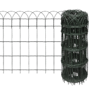 Vidaxl bordure de pelouse fer enduit de poudre 10x0,65 m 141073 Vidaxl bordure de pelouse fer enduit de poudre 10x0,65 m 141073