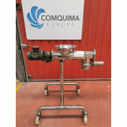 Vis sans fin mobile atex en acier inoxydable sur roues - référence                        :                         c13823