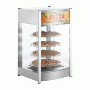 Vitrine chauffante rotative pour pizzas 4 niveaux - Buffalo - JB188