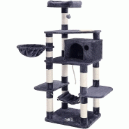 Arbre à chat stable tour de jeux 164 cm gris anthracite 12_0000153
