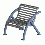 Banc public en métal buton industries bi 171 mah Banc public en métal buton industries bi 171 mah
