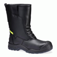 Botte fourrée cuir S3L SC HRO CI SR - Noir / 43