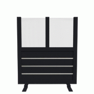 Claustra pour terrasse Standard 130X150cm - noir sablé