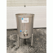 Cuve verticale en acier inoxydable 100 litres - référence : c13922