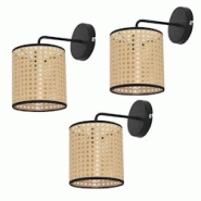 Helloshop26 - Lot de 3 appliques murales southend 25 x 17 x 16 cm noir beige lux.Pro 03_0007352 - 3001874547766 Helloshop26 - Lot de 3 appliques murales southend 25 x 17 x 16 cm noir beige lux.Pro 03_0007352 - 3001874547766