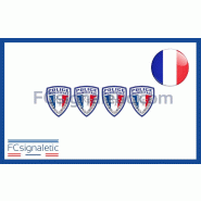 Kit sérigraphie Police municipale pour moto non carénée Kit sérigraphie Police municipale pour moto non carénée