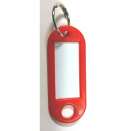 Lot de 50 porte clés avec étiquette  réf. 102101-10