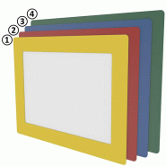 Pochette de marquage au sol DIN A4 - auto-adhésive - Lot de 10 Pochette de marquage au sol DIN A4 - auto-adhésive - Lot de 10