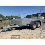 Remorque freinée aluminium - Saris - MCALU - FW2000 - 2 essieux - PTAC : 2000 Kg - 305 x 153 cm - Référence 32660 44660