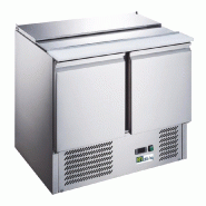 Saladette positive 2 portes avec 2 bacs gn 1/1 et 3 bacs gn 1/6 tem... - PAAS900