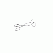 Schneider - Pince à griller, acier inoxydable, 220 x 65 x 35 mm - argenté inox 172415