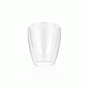 Verre cappuccino 230 ml Ø 8 cm borosilicate LOUNGE lot de 2 - Was Germany - transparent verre 4044925015219