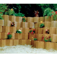 Bloc béton végétalisable, idéal pour mur de parement, jardinière double face ou épaulement de talus - BETOJARD- Pomel béton Bloc béton végétalisable, idéal pour mur de parement, jardinière double face ou épaulement de talus - BETOJARD- Pomel béton