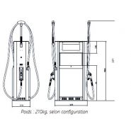 Boxter 20 vp distributeur de carburant - lafon - plage de débit 5 à 90 l/mn_1