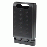 Corbeille URBANET sur pied 60 Litres - Gris Manganèse_0