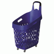 Panier à roulettes géant 73 litres - Roues multidirectionnelles - Empilable - Personnalisable_0