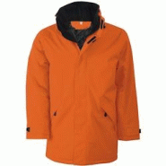 Parka de travail orange T.3XL Kariban - doublure matelassée - polyester - 3663938071350 Parka de travail orange T.3XL Kariban - doublure matelassée - polyester - 3663938071350