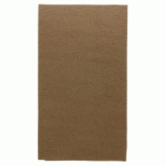 Serviette en ouate gaufré 2 plis chocolat 1/6 33x40cm - par 2000