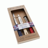 Set de 3 pièces office, éplucheur et couteau - Multicolore Autre Inox Jean Dubost 27x11.5 cm - multicolore 3219336071050 Set de 3 pièces office, éplucheur et couteau - Multicolore Autre Inox Jean Dubost 27x11.5 cm - multicolore 3219336071050