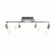 Spot LED, 4,3W, 3000K, chrome/verre, mat, orientable, IP20 - Trio - Clapton - cuivre métal 4017807220919 Spot LED, 4,3W, 3000K, chrome/verre, mat, orientable, IP20 - Trio - Clapton - cuivre métal 4017807220919
