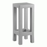 Tabouret haut design in & out JUT - gris