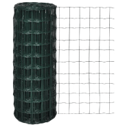 Vidaxl clôture euro acier 25 x 1,0 m vert 140579 Vidaxl clôture euro acier 25 x 1,0 m vert 140579