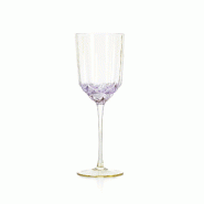 Bazar Bizar Verre à vin en verre 8.7x8.7x24.5 cm rose - Lot de 12 - rose verre CNKJ007Pi-MTR12