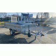 Benne LIDER 256 x 148x 30cm - freinée simple essieu PTAC 750 Kg ou 1350 Kg - Référence K1 356 170 2700 2