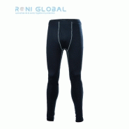 Caleçon de travail long antibactérien et thermorégulant en modal et élasthanne noir - Body Warmer Coverguard - séchage rapide et douceur_0