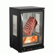 Cave de maturation de viande, exterieur noir  1 porte et côtés vitrés L2G