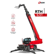Chariot télescopique rotatif stabilisateur ciseaux - Magni TH - RTH 6.51