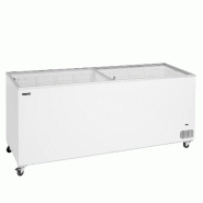 Congélateur vitré de crème glacée IC701SC (670 / 620) blanc TEFCOLD