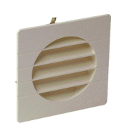 Grille de ventilation à encastrer extérieur pour tubes pvc 125mm coloris sable - NICOLL - 1getm125 - 408830 Grille de ventilation à encastrer extérieur pour tubes pvc 125mm coloris sable - NICOLL - 1getm125 - 408830