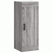 Helloshop26 - Armoire murale élégante espace de rangement 34,5 x 34 x 90 cm en bois d'ingénierie sonoma gris 02_0048951 - gris Bois massif 30002355