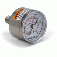 1537R, Manomètre, 38 mm Face, Montage arrière, 700 bar pression maximale