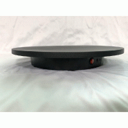 Plateau tournant diamètre 42cm - noir