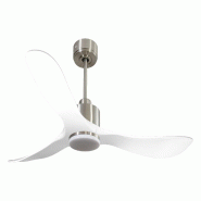 PURLINE Ventilateur de plafond Réversible  Thermostat Dimmable Wifi Moteur à courant continu Toits en pente Télécommande Lumière à trois tons Hy