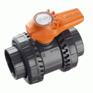 Robinet 1/4 de tour levier Easyfit PVC - Femelles taraudées EPDM - D 3/8'' PN 16