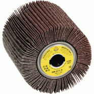 Rouleau de satinage SM 611 S 120 marron D.100xB100 mm 19 mm KLINGSPOR Rouleau de satinage SM 611 S 120 marron D.100xB100 mm 19 mm KLINGSPOR