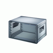 SCHROFF Comptec 19" Desktop Case, non blindé, capot en acier, 9 U, 84 HP, 500 mm SCHROFF Comptec 19" Desktop Case, non blindé, capot en acier, 9 U, 84 HP, 500 mm