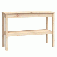 Table console 110x40x75 cm Bois massif de pin Modèle Balcon Aurora Prime - 814299