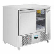 Table réfrigérée positive 2 portes, inox - 257 L GN 1/1, 80 W - MONO Table réfrigérée positive 2 portes, inox - 257 L GN 1/1, 80 W - MONO